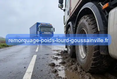 Camion embourbé